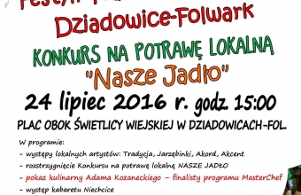 Plakat Festyn Nasze jadlo